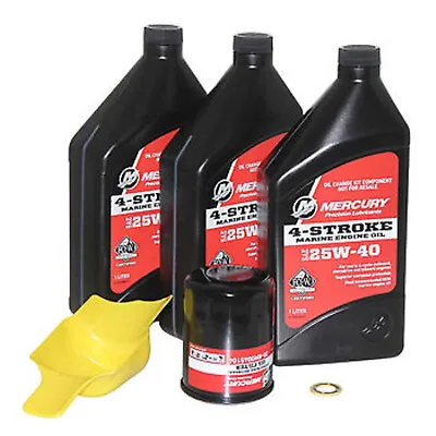 Mercury OEM 4-Stroke EFI Oil & Filter Change Kit 40hp 50hp 60hp 8M0081916 • $61.94