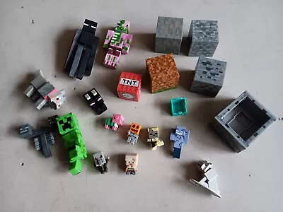 Minecraft Lot Of Figures Parts And Pieces • $7.99