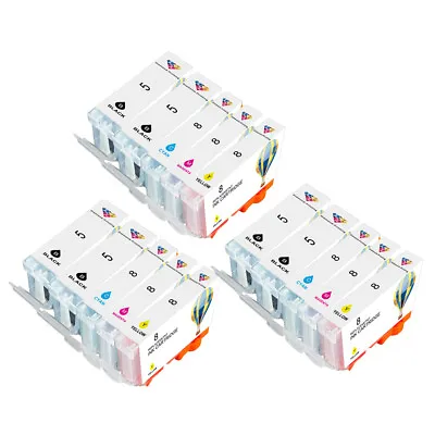 15 Ink Cartridge Compatible For Canon Pixma MP830 IP7600 MP610 IP3300 MP600 • £11.75