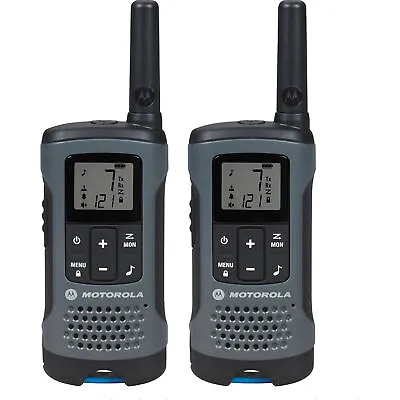 Motorola Talkabout 174; Rechargeable Two-Way RadiosGray 2 Pack • $164.65