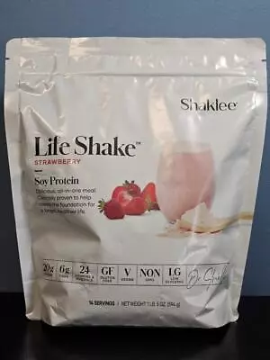 Shaklee Life Shake Soy Protein - Strawberry - New! 14 Servings Exp 1/2025 • $49.95