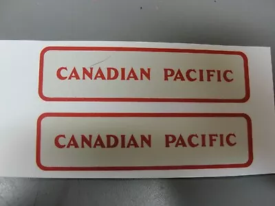 Marx Train Parts Cp Tender Side Decals Silver//red-one Pair [ [348] • $6