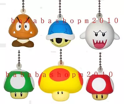 Bandai Super Mario Squishy Figure Keychain Gashapon Part.1 (full Set 6 Pcs) • $35.90