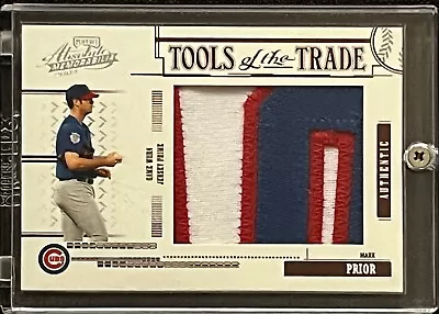 2005 Absolute Mark Prior Tools Of The Trade /25 Game Worn Patch Cubs • $100