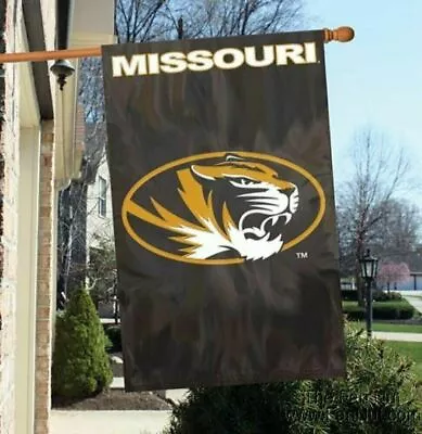 Missouri Tigers Embroidered & Applique Banner Flag Indoor/Outdoor 44x28  NIP • $9.99