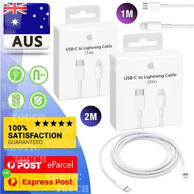 $21.75 • Buy GENUINE Apple USB-C PD Fast Charger Lightning Cable For IPhone 13 12 11 Pro Max