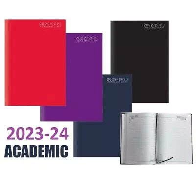 £5.59 • Buy 2023-24 A5 Page A Day Academic Diary Hardback Student Teacher Planner Organiser