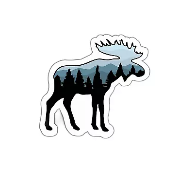 Moose Wilderness Sticker • $2.43