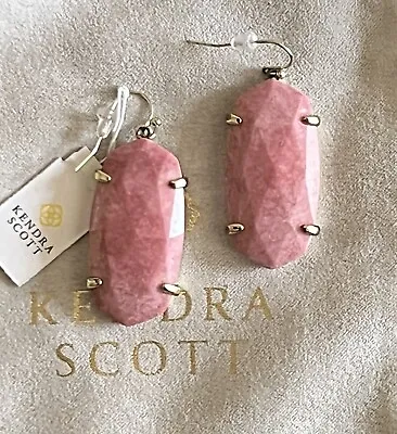 Kendra Scott Esme Earrings In Pink Rhodonite • £40