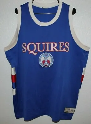 NBA VIRGINIA SQUIRES Hardwood Classics Sewn Retro Basketball Jersey Men 2XL • $48.95