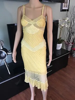 MISSONI RUNWAY Sexy Bustier Open Back Crochet Knit Dress Gown • $995.95