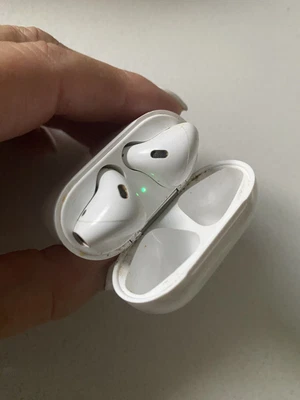 $45 • Buy Genuine Apple AirPods - A1938 -Wireless Charging Case With Two Ear Pods