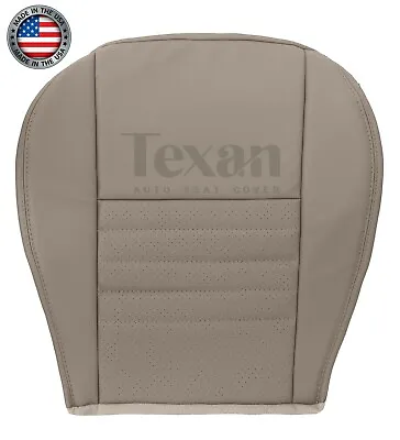 1999 - 2004 Ford Mustang V8 GT Driver Bottom Perforated Leather Seat Cover Tan • $145.62