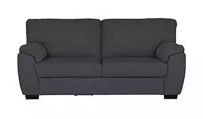 Argos Home Milano Fabric 3 Seater Sofa - Charcoal • £245