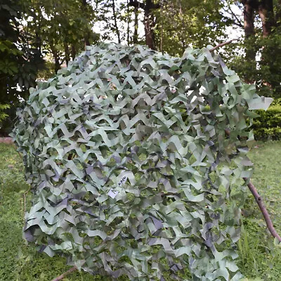 Camouflage Netting Camo Net Cover Hunting Shooting Camping Army Truck Hide-Cover • £11.99