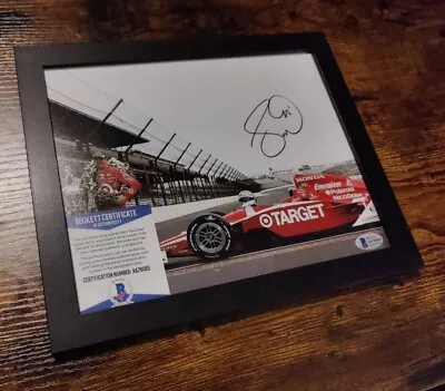 Beckett COA Signed Scott Dixon Indycar 8x10 Photo Autograph Indy 500 • $55