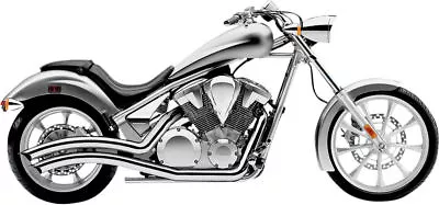 Cobra Chrome Speedster Swept Exhaust For Honda VT 1300 Fury 10-16 1233 • $832.28