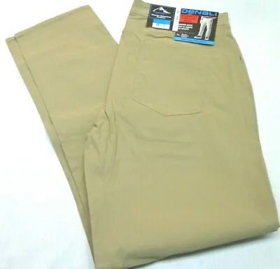 DENALI Delta Khaki  Technical Stretch  Pants  NWT 36/32   MSRP $54 • $27.99