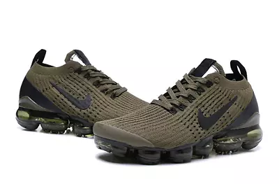 New Nike Air VaporMax Flyknit 3 Army Green Men's Sneakers • $155