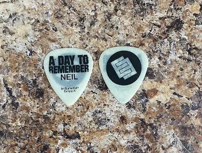 A DAY TO REMEMBER - NEIL WESTFALL Authentic Tour Issued Guitar Pick White ADTR • $10.99