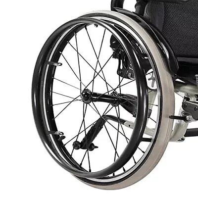 1 Pair Wheelchair Cover24Inch Silicone Wheelchair Push Rim CoversWheelchair • $66.93