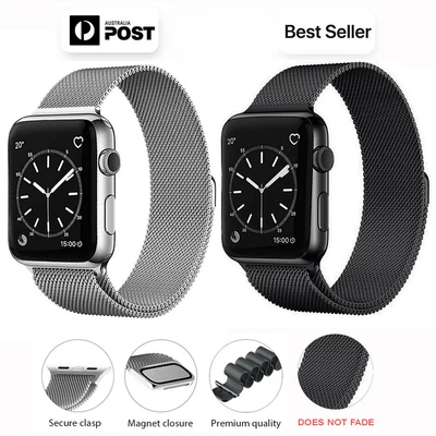 $7.90 • Buy Magnetic Stainless Steel Watch Band Milanese Strap Bracelet For Series 2 3 4 5 6