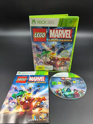 LEGO Marvel Super Heroes (XBOX 360) FAST FREE POST • $12.95
