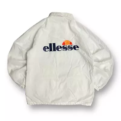 Vintage 90's Ellesse Button Up Windbreaker Jacket • $75