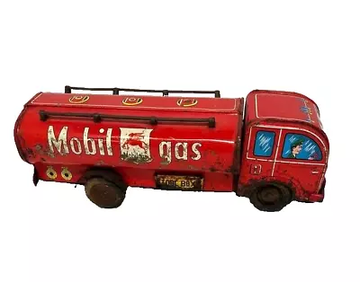 Vintage 1940's-50's Toy Mobil Gas Tanker Truck W/ Pegasus • $99