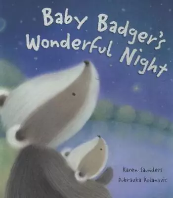 Karen Saunders : Baby Badgers Wonderful Night Expertly Refurbished Product • £3.19