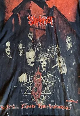 Slipknot T Shirt Metal T Shirt Horror T Shirt Mens Large Concert T Shirt • $8.23