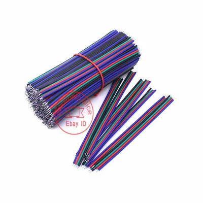 £1.19 • Buy 10cm 4pin Electrical Cable Wire Connector Cable Cord For 3528 5050 RGB LED Strip