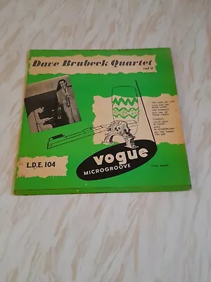 Dave Brubeck Quartet - Vol 2 (10  Lp Vogue L.d.e. 104) Sp-£2.99!! • £2.99