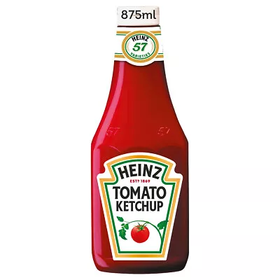 Heinz Tomato Ketchup Squeeze Bottle Fruity Fine Spicy 875ml • $9.09