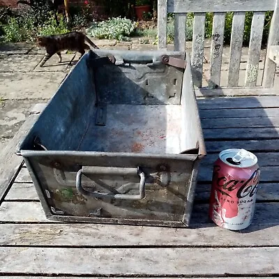 £16.99 • Buy Galvanised Metal Tote Pan. Garden Planter, Garden Pot