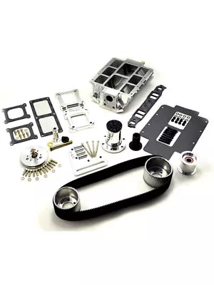 The Blower Shop Sbc 8-71 Blower Kit Std Port 2V Acc Polished (2621) • $4122.60