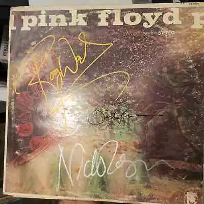 Pink Floyd Signed Lp A Saucerful Of Secrets 3 Members Original Album Vintage V • $345