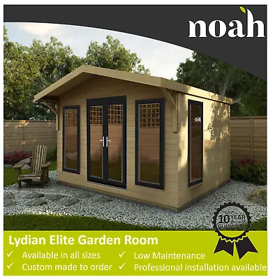 Lydian Elite Garden Room Log Cabin Home Office Studio Bespoke Building • £2970.93