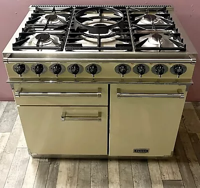 Falcon 100cm Deluxe Dual Fuel In Cream And Chrome • £2000