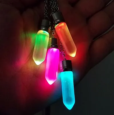 LED Light Up Crystal Pendant Necklace - Glow Crystal Necklace • $19.99