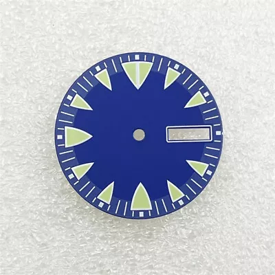 28.5mm White Red Blue Monsters Watch Dial Luminous Dial Fit NH36/4R36 Movement • $16