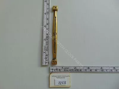 Hard To Find Brass Pillar Dutch Antique One Day Zaanse Or Zaandam Clock • $23