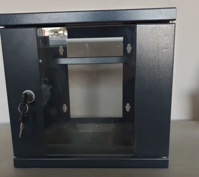 £40 • Buy 325x310x300 (6U ?) Black Wall Mounted Data Cabinet
