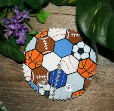 G-tube Pads Mic-key Button Feeding Tube Pads.. Boys  Sports Balls #2 • $2.25