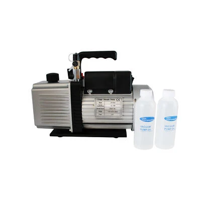 $269.99 • Buy HFS(R) 12 CFM Vacuum Pump 2 Stage 110V, Inlet1/4  & 3/8  SAE, 1 Hp
