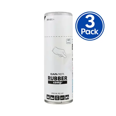 CAR-REP Rubber Comp Removable Plasti Dip Paint 400ml Semi Gloss White X 3 Pack • $69.99