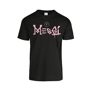 Black Messi Inter Miami T Shirt Men - Size S-M-L-XL • $18