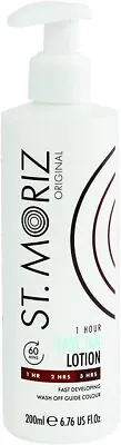 St Moriz 1 Hour Fast Tan Lotion Self Tanning Fake Tan 200ML New Free Ship • £5.34