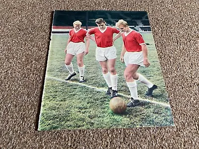 Framed World Sports Picture Pin Up 10x8 Man Utd Quixall. Charlton • £20.99