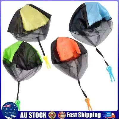 Hand Throwing Kids Mini Play Parachute Toy Man Model Outdoor Sports Toys AU • $7.63